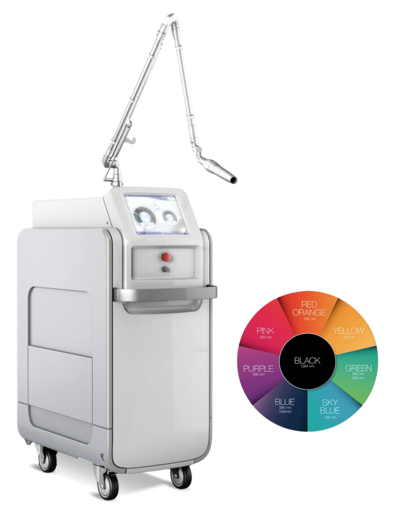 Láser picosegundos para eliminación efectiva de tatuajes